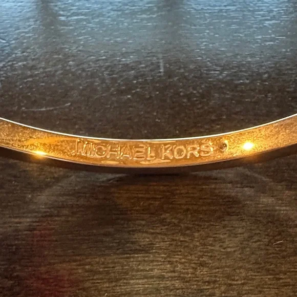 Michael Kors Rose Gold Bracelet with Silver Rhinestones - Picture 4 of 6